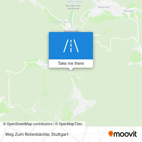 Карта Weg Zum Rotenbächle