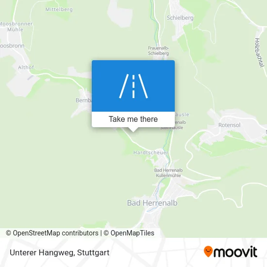 Карта Unterer Hangweg