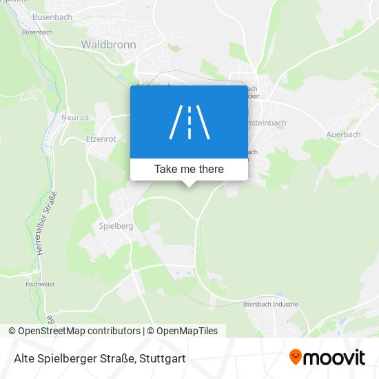 Карта Alte Spielberger Straße