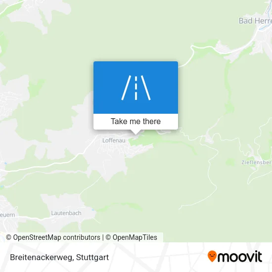 Карта Breitenackerweg