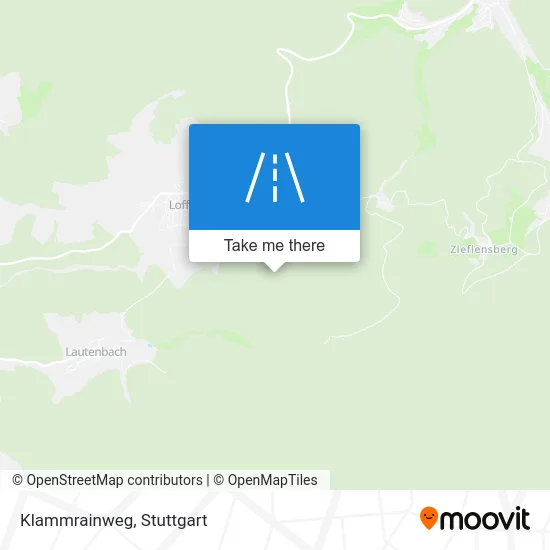 Klammrainweg map