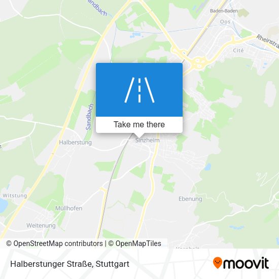 Halberstunger Straße map