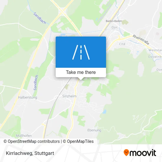 Карта Kirrlachweg