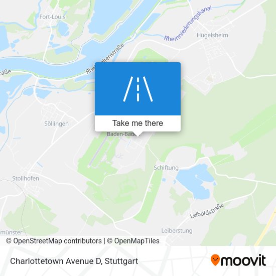 Charlottetown Avenue D map