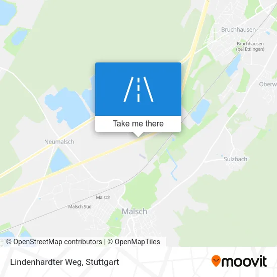 Карта Lindenhardter Weg