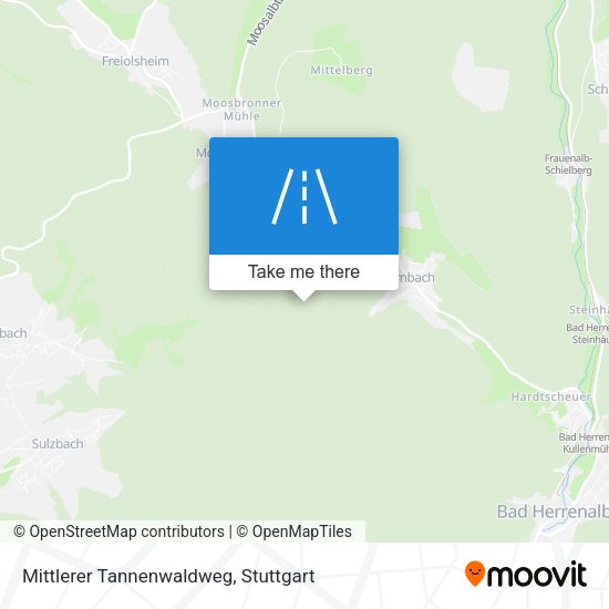 Mittlerer Tannenwaldweg map