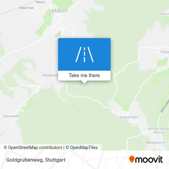 Карта Goldgrubenweg