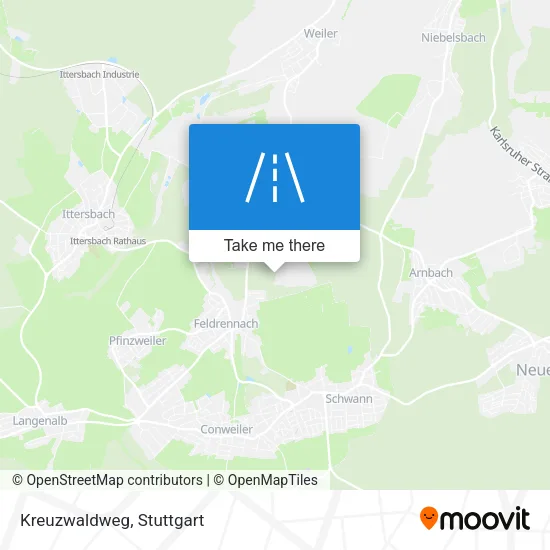 Карта Kreuzwaldweg