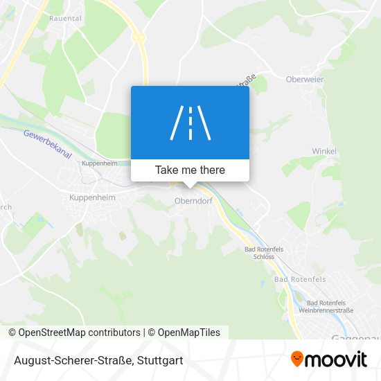 August-Scherer-Straße map