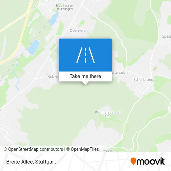 Карта Breite Allee