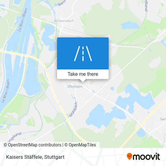 Kaisers Stäffele map