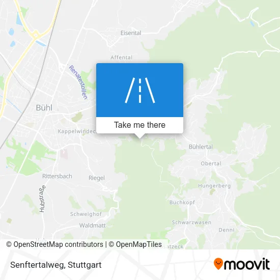 Карта Senftertalweg