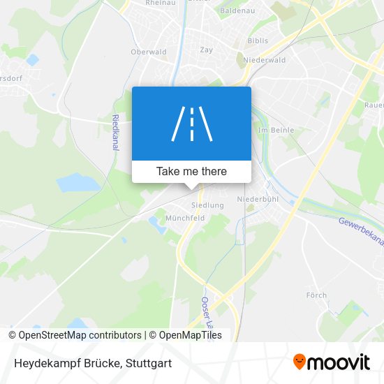 Heydekampf Brücke map