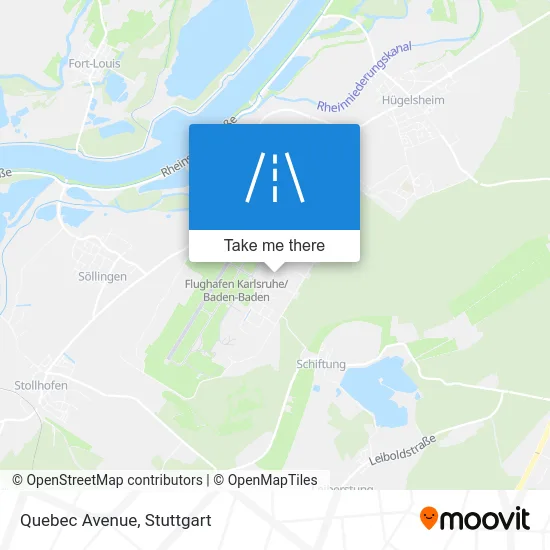 Карта Quebec Avenue