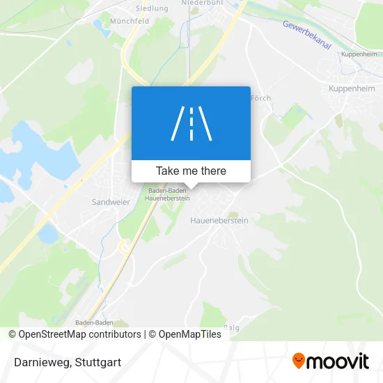 Карта Darnieweg