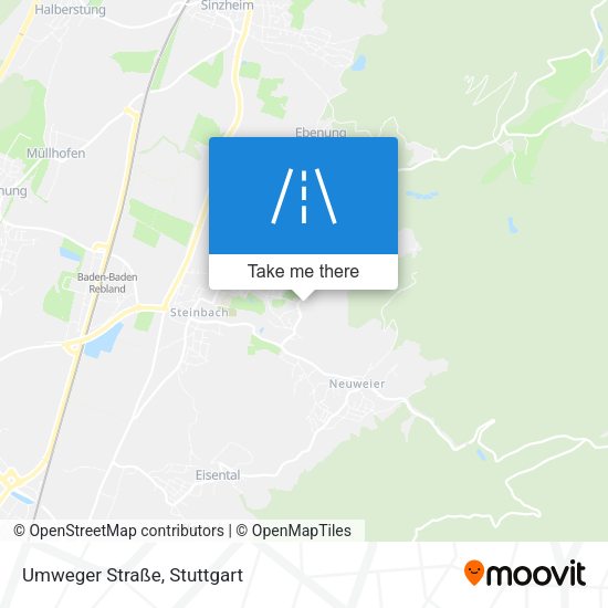 Umweger Straße map