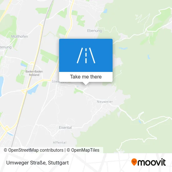 Карта Umweger Straße