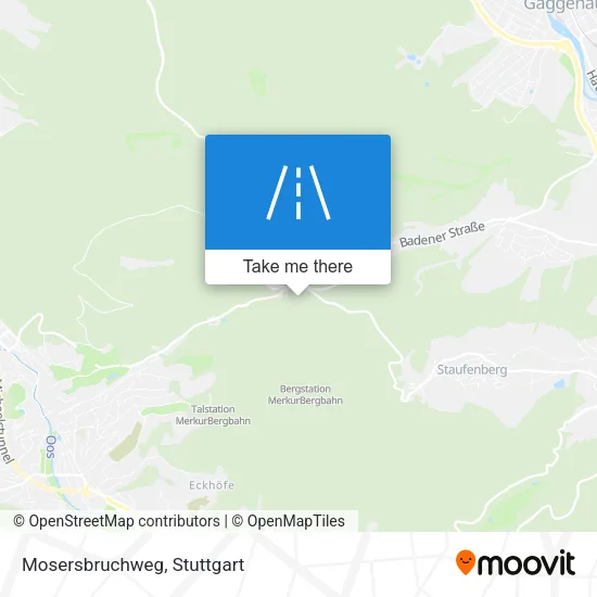 Карта Mosersbruchweg