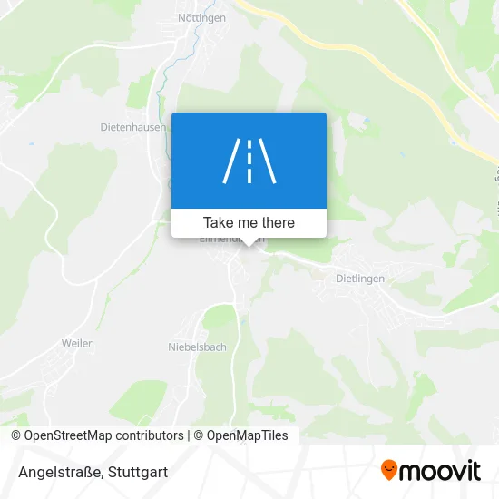 Карта Angelstraße