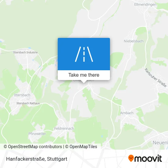 Hanfackerstraße map