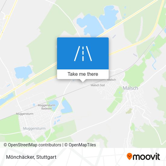 Карта Mönchäcker