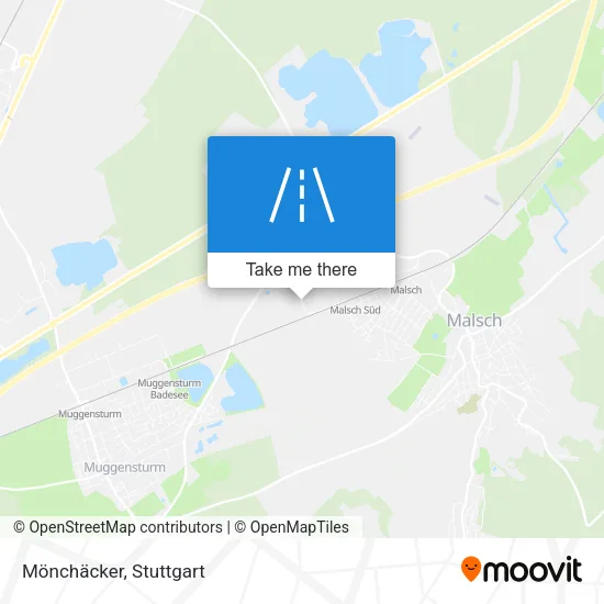Карта Mönchäcker