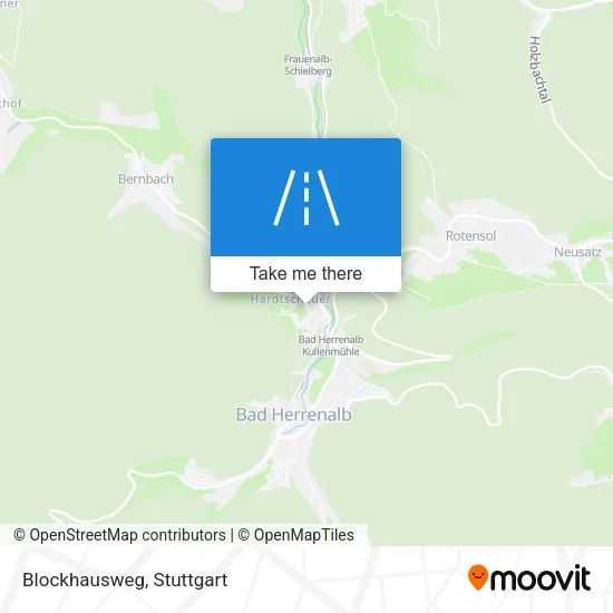 Карта Blockhausweg
