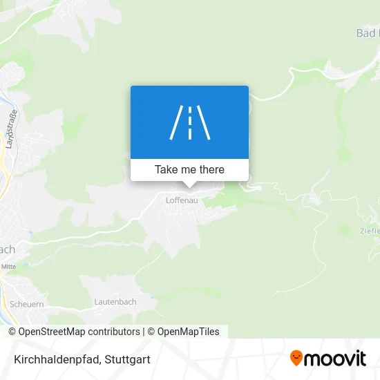 Карта Kirchhaldenpfad