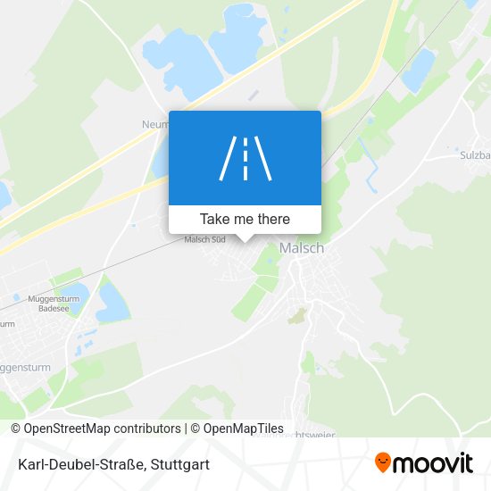 Karl-Deubel-Straße map