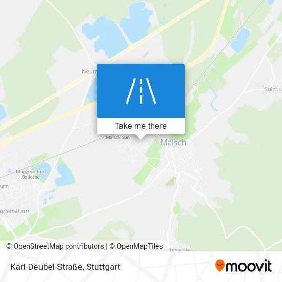 Карта Karl-Deubel-Straße