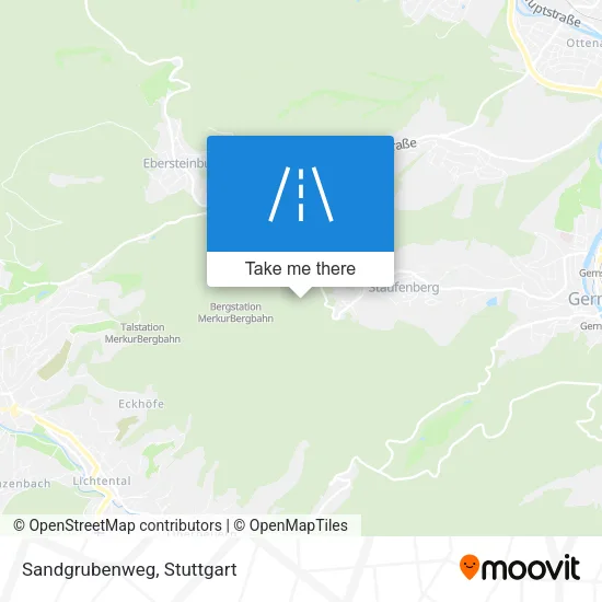 Карта Sandgrubenweg