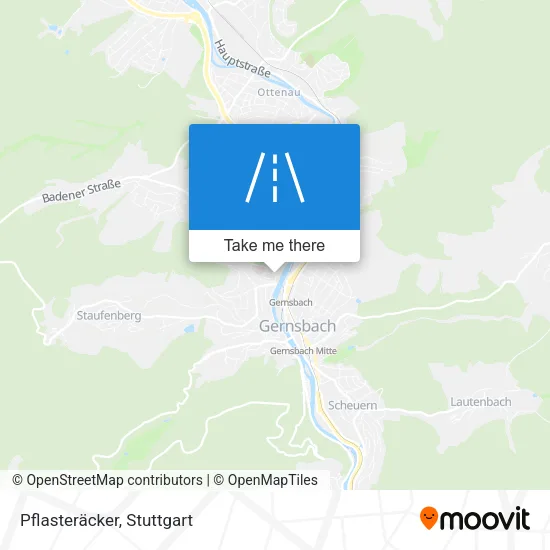 Карта Pflasteräcker