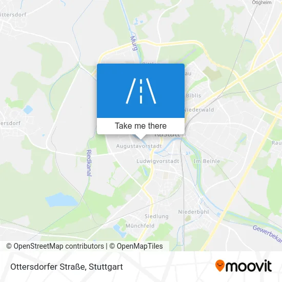 Карта Ottersdorfer Straße