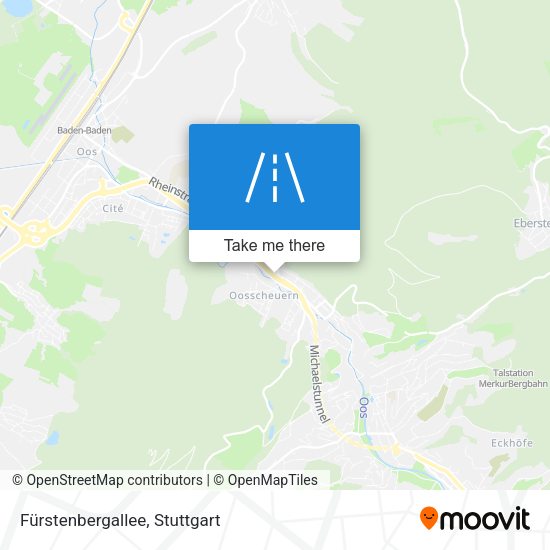 Fürstenbergallee map