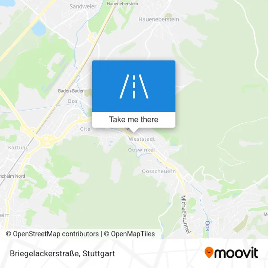 Карта Briegelackerstraße