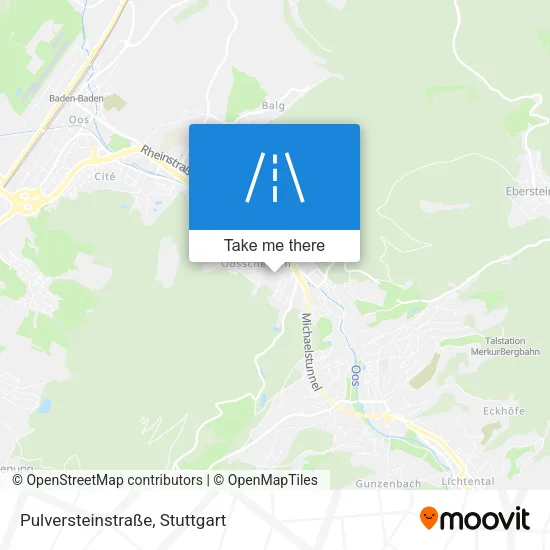 Карта Pulversteinstraße