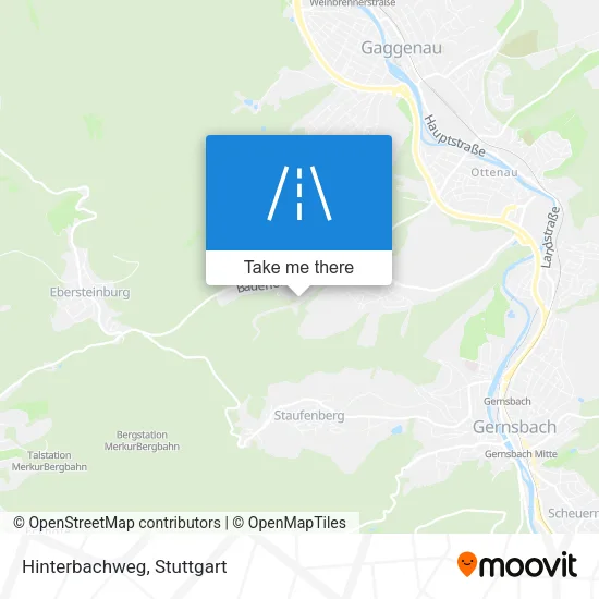 Карта Hinterbachweg