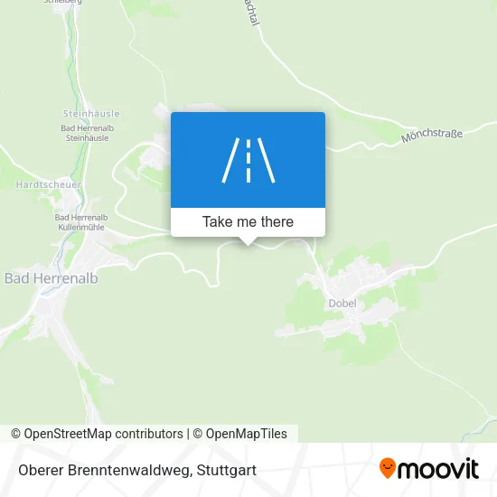 Карта Oberer Brenntenwaldweg