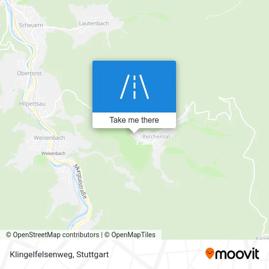 Карта Klingelfelsenweg
