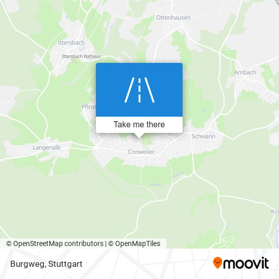 Burgweg map