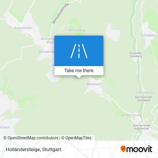 Holländersteige map