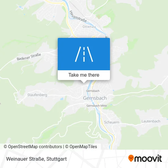 Карта Weinauer Straße