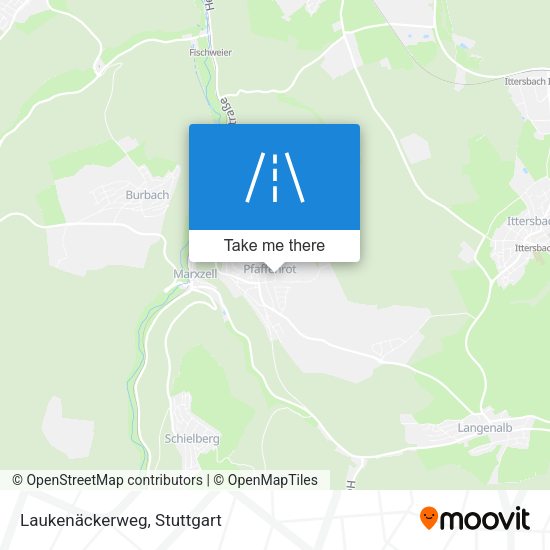 Laukenäckerweg map