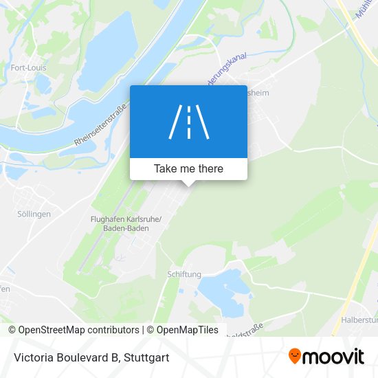 Victoria Boulevard B map