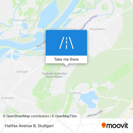 Halifax Avenue B map