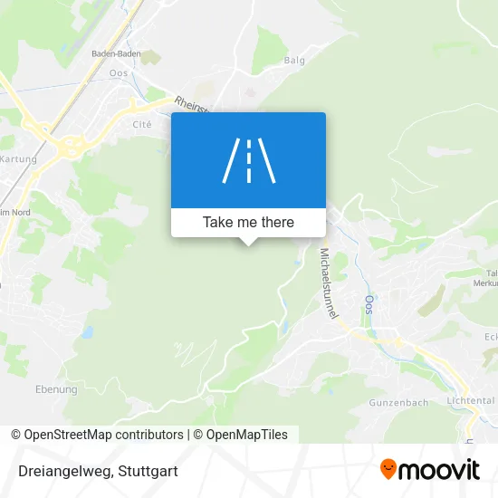 Карта Dreiangelweg