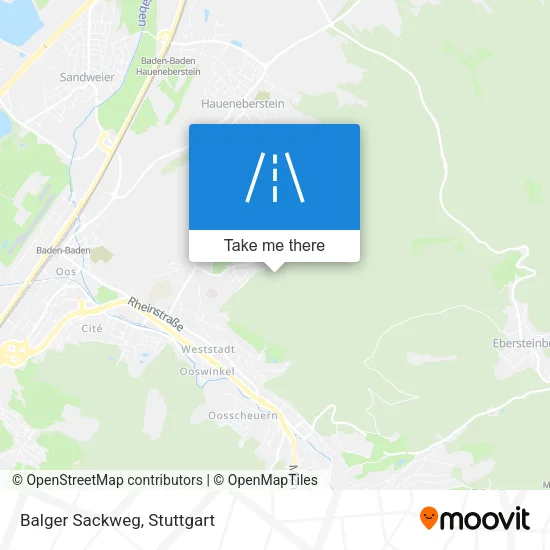 Карта Balger Sackweg