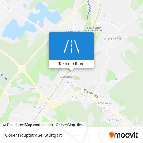 Ooser Hauptstraße map