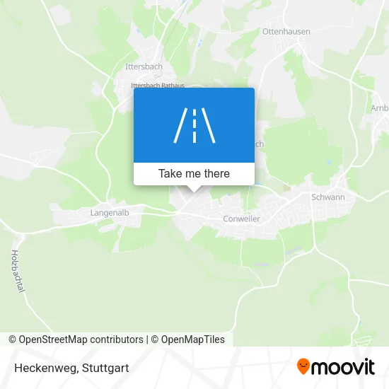 Карта Heckenweg