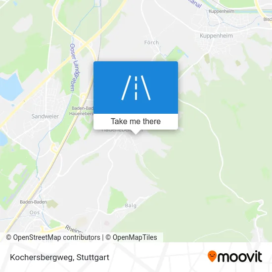 Карта Kochersbergweg